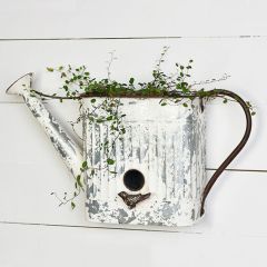 Watering Can Birdhouse Wall Planter