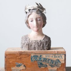 Reproduction Vintage Crown Bust
