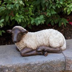 Large Resting Sheep Figurine
