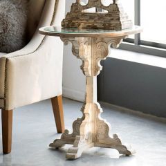 Elegant Scrollwork Accent Table