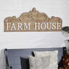 Farm House Wood Wall Sign