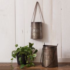 Country Living Hanging Planters Set of 2