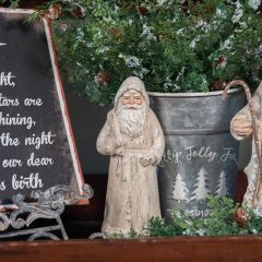Belsnickel Santa With Sack Figure