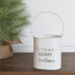 Candle Can Holiday Bucket Planter