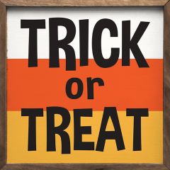 Candy Corn Trick or Treat Sign