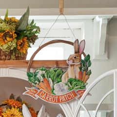 Carrot Patch Wreath Wall Art