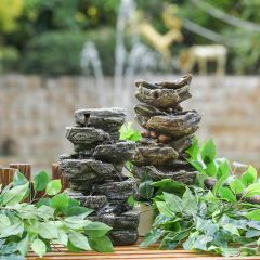 Cascading Stone Water Fountain