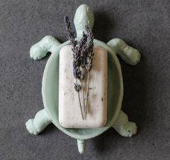 Cast Iron Turtle Soap Holder