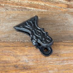 Cast Iron Wall Mount Clip Set of 2