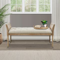 Casual Comforts Upholstered Accent Bench