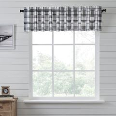 Casual Country Plaid Valance Curtain