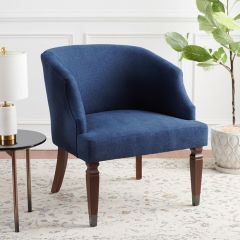 Casual Tapered Leg Accent Chair