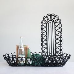 Decorative Metal Nesting Baskets Set of 2