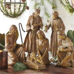 Traditional Style Nativity Set of 6
