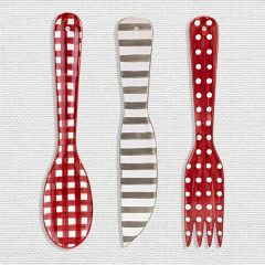 Berry Patch Cutlery Wall Decor Set of 3