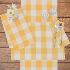 Simple Country Check Table Runner