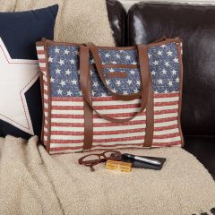 American Flag Market Tote Bag