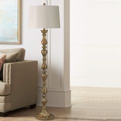 Weathered Elegance Floor Lamp