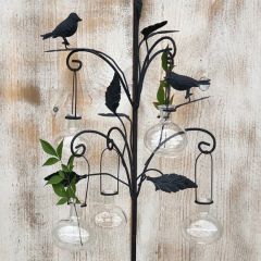 Metal Tree With Bird Accents