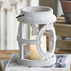 Cement Candle Lantern
