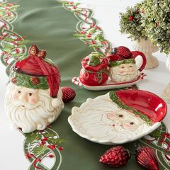 Ceramic Santa Face Holiday Collection