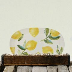 Lemon Stoneware Platter