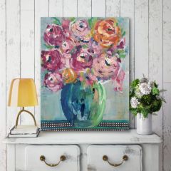 Mixed Media Style Floral Art
