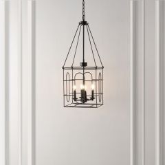 Chic Contemporary 4 Light Chandelier