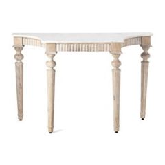 Chic Elegance Marble Top Console