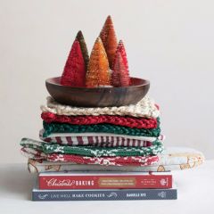 Christmas Cheer Crocheted Pot Holder Set of 3