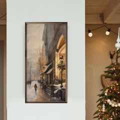 Christmas City Framed Wall Art