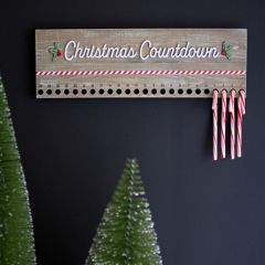 Christmas Countdown Candy Candy Holder Wall Sign
