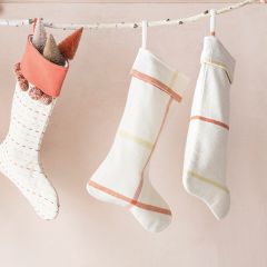 Christmas Spice Cotton Flannel Stocking Set of 2