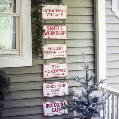 Christmas Village Stacked Sign