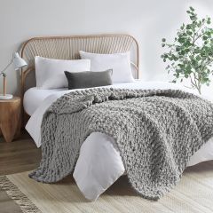 Chunky Knit Cozy Chenille Throw Blanket