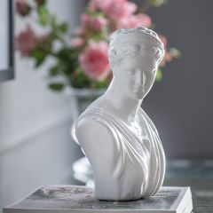 Classic Ceramic Female Bust Statue