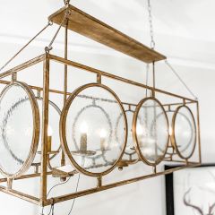 Classic Circles Hanging Bar Light
