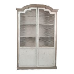 Classic Farmhouse 2 Door Display Cabinet | SHIPS FREE