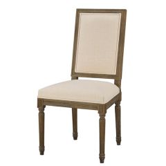 Classic Farmhouse Side Chair Putty Set of 2