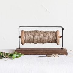 Classic Farmhouse Spool Stand with Scissors