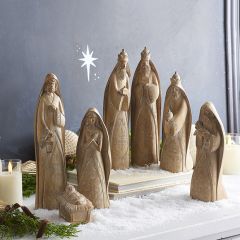 Classic Natural 7 Piece Nativity Set