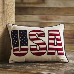 Classic USA Rectangle Accent Pillow