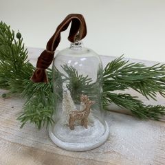 Cloche Deer Ornament