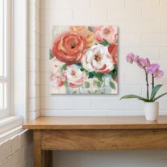 Closeup Floral Bouquet Canvas Art