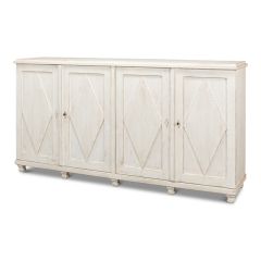 Coastal Classics 4 Door Sideboard Cabinet