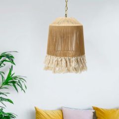 Coastal Rope Dome Shade Pendant Light