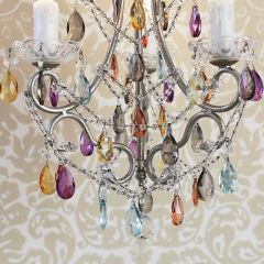 Colorful Crystals Mini Chandelier
