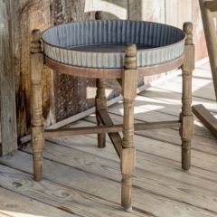 The Corrugated Cottage Side Table