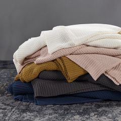 Cotton Knit Layering Blanket