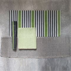 Cotton Striped Dhurrie Accent Rug
